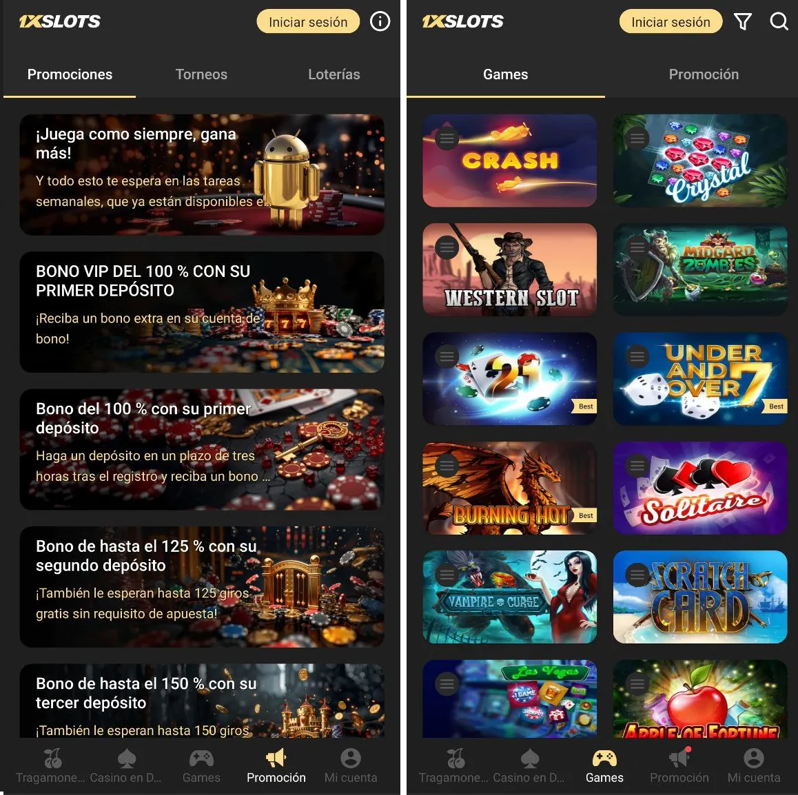 1xslots app